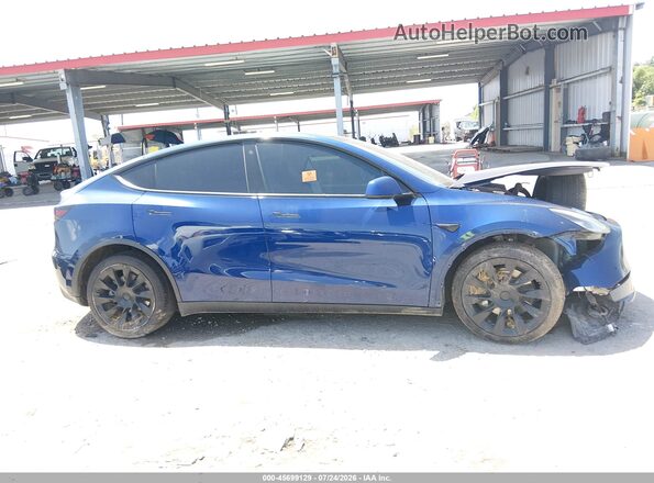 5YJYGDED7MF124291 2021 TESLA MODEL Y Синий Вид щитка приборов