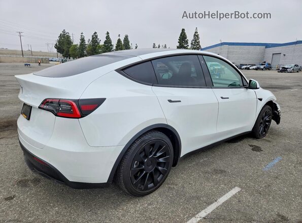 5YJYGDED7MF125909 2021 TESLA MODEL White Trasero derecho