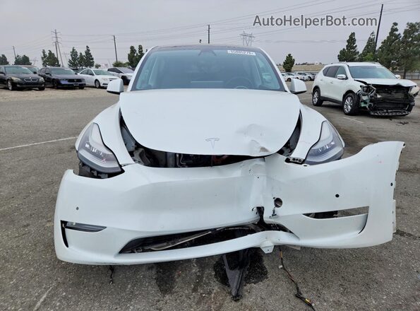 5YJYGDED7MF125909 2021 TESLA MODEL White Vista frontal