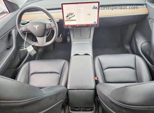 5YJYGDED7MF125909 2021 TESLA MODEL White Vista del salpicadero