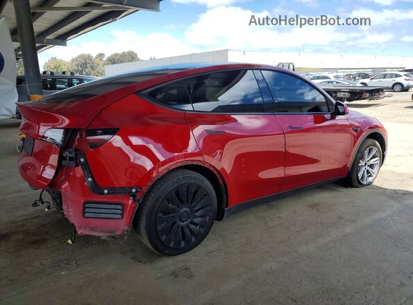 5YJYGDED8MF107600 2021 TESLA MODEL Red უკანა მარჯვენა