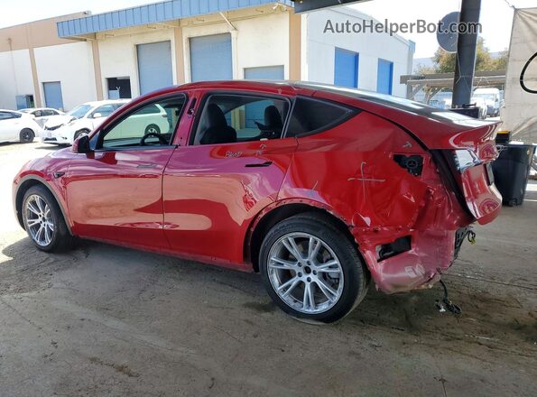 5YJYGDED8MF107600 2021 TESLA MODEL Red უკანა მარცხენა
