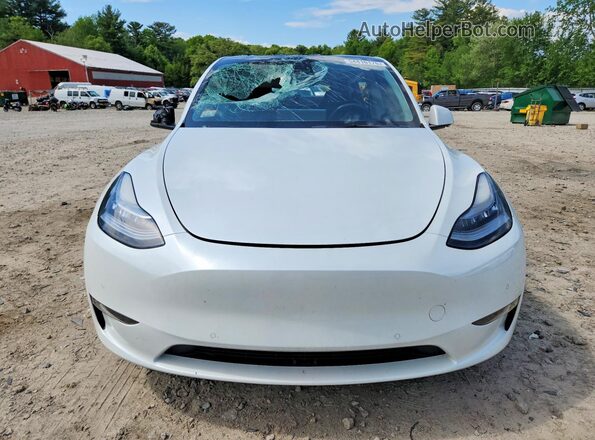5YJYGDED9MF103538 2021 TESLA MODEL Белый Вид спереди