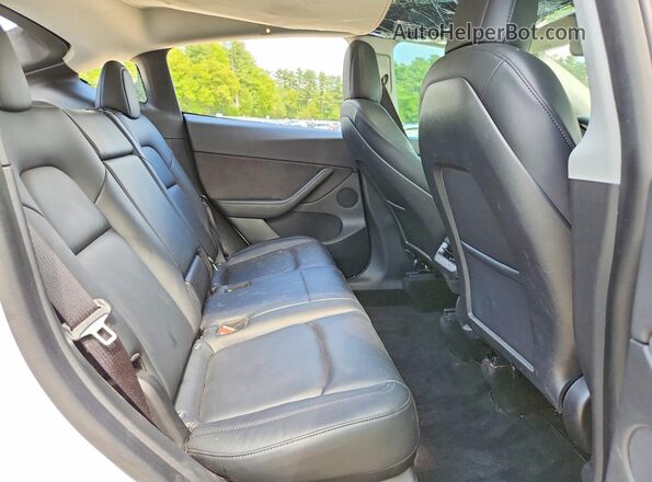 5YJYGDED9MF103538 2021 TESLA MODEL Белый Вид задних сидений