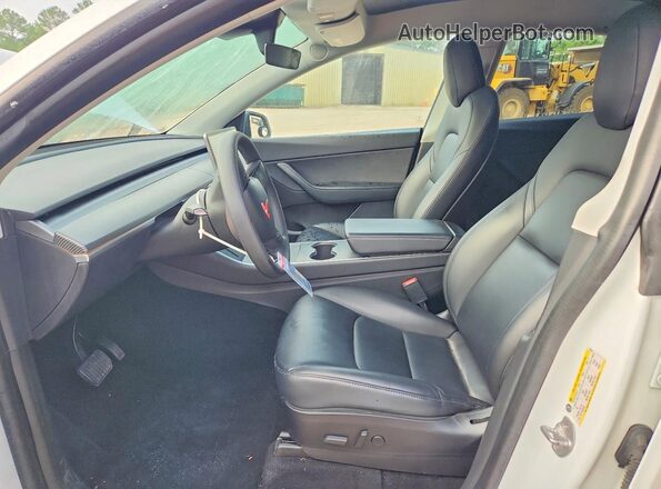 5YJYGDEE0LF019647 2020 TESLA MODEL White Vista interior delantera