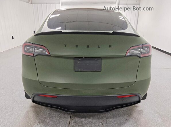 5YJYGDEE0LF022550 2020 TESLA MODEL Green უკანა ხედი