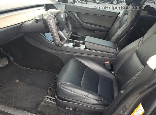 5YJYGDEE0LF044306 2020 TESLA MODEL Gray Widok wnętrza z przodu