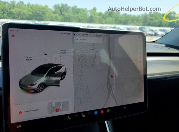 5YJYGDEE0MF070096 2021 TESLA MODEL White Սարքավորումների վահանակի տեսք