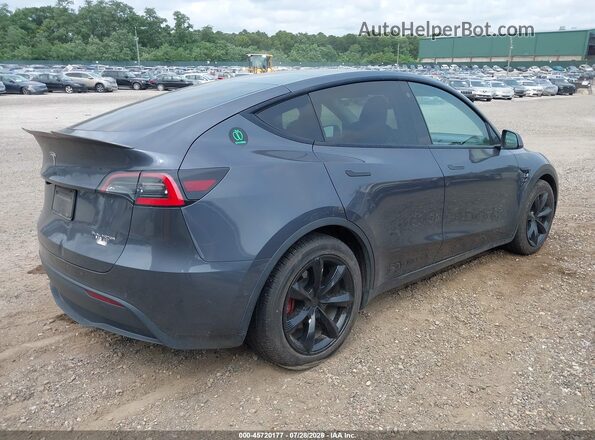 5YJYGDEE0MF087870 2021 TESLA MODEL Y Серый Задняя правая четверть