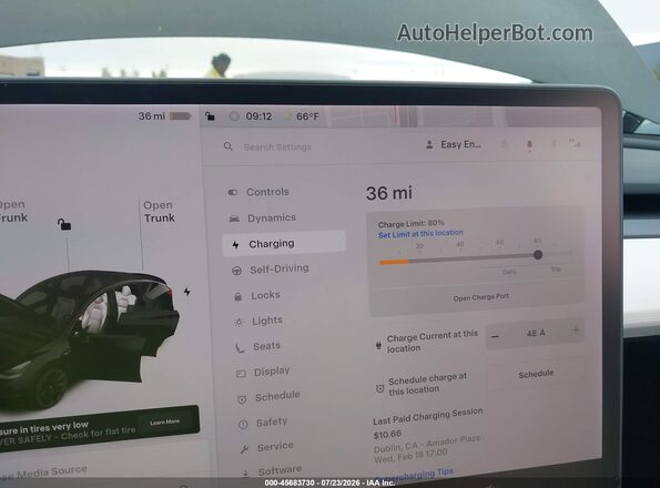 5YJYGDEE0MF102500 2021 TESLA MODEL Y Black 