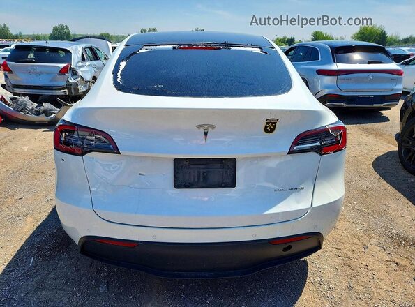 5YJYGDEE0MF139966 2021 TESLA MODEL White უკანა ხედი