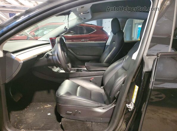 5YJYGDEE0MF251604 2021 TESLA MODEL Black Вид салону спереду