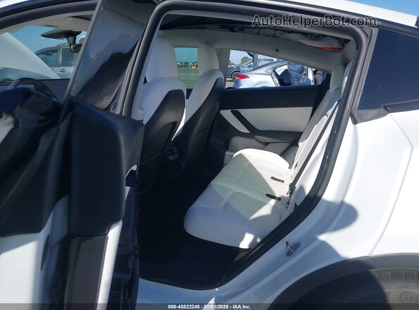 5YJYGDEE0MF299023 2021 TESLA MODEL Y White Widok naklejki z numerem VIN