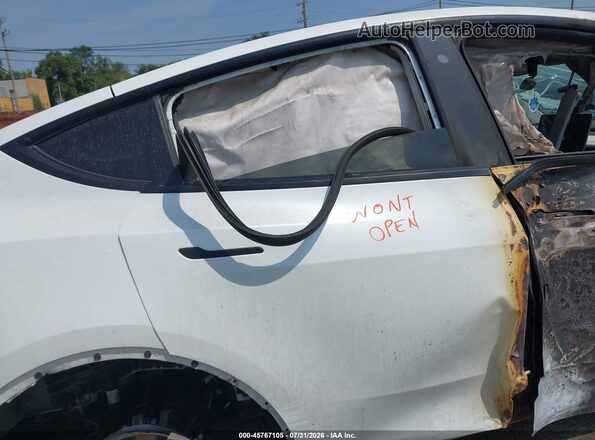 5YJYGDEE1LF057114 2020 TESLA MODEL Y White Vista de la etiqueta del VIN