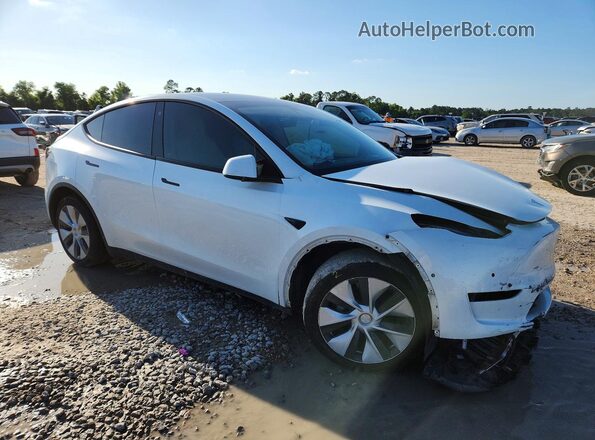 5YJYGDEE1MF086002 2021 TESLA MODEL Белый Передняя правая четверть