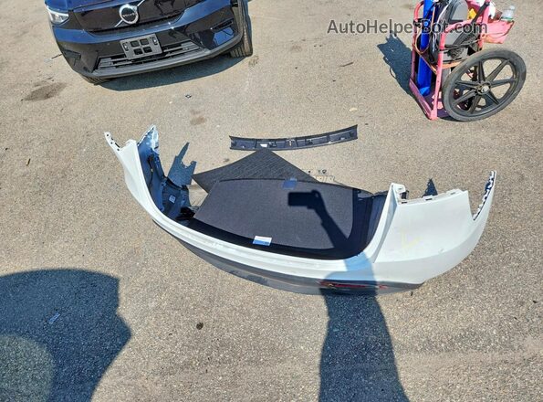 5YJYGDEE1MF130855 2021 TESLA MODEL White Vista de la etiqueta del VIN