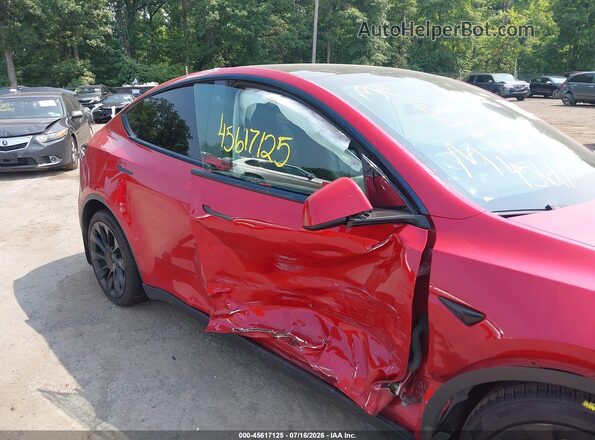 5YJYGDEE1MF186326 2021 TESLA MODEL Y Красный Вид спереди