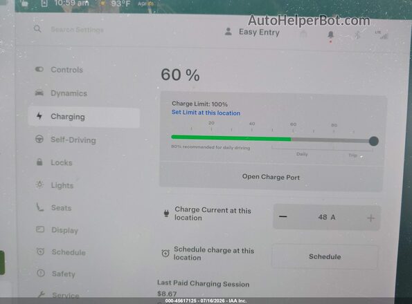 5YJYGDEE1MF186326 2021 TESLA MODEL Y Красный 
