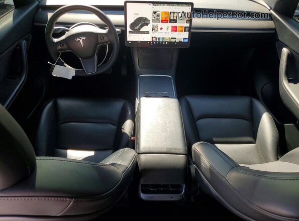 5YJYGDEE1MF293733 2021 TESLA MODEL Two Tone Vista del salpicadero
