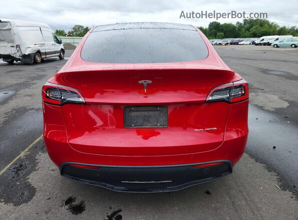 5YJYGDEE2MF090012 2021 TESLA MODEL Красный Вид сзади
