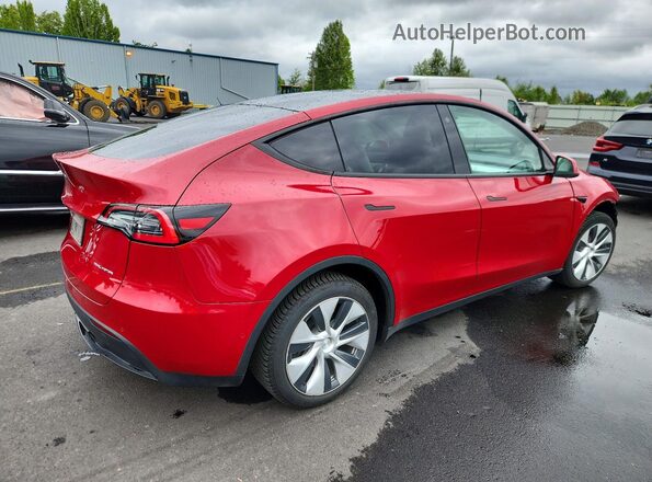 5YJYGDEE2MF090012 2021 TESLA MODEL Красный Задняя правая четверть