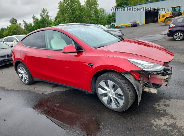 5YJYGDEE2MF090012 2021 TESLA MODEL Красный Передняя правая четверть