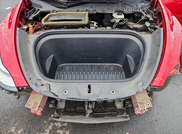5YJYGDEE2MF090012 2021 TESLA MODEL Красный Вид задней части салона