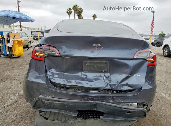 5YJYGDEE2MF090740 2021 TESLA MODEL Gray Widok z tyłu