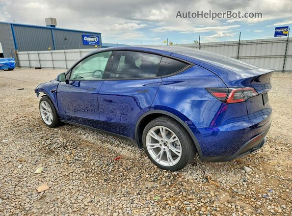 5YJYGDEE2MF161502 2021 TESLA MODEL Blue Trasero izquierdo