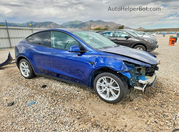 5YJYGDEE2MF161502 2021 TESLA MODEL Blue Delantero derecho