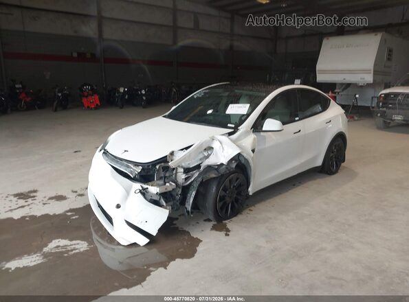 5YJYGDEE2MF201321 2021 TESLA MODEL Y Белый Вид спереди