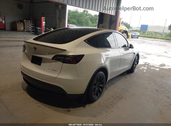 5YJYGDEE2MF201321 2021 TESLA MODEL Y Белый Задняя правая четверть