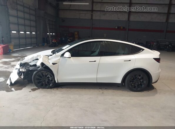5YJYGDEE2MF201321 2021 TESLA MODEL Y Белый Панорамный вид салона 360°
