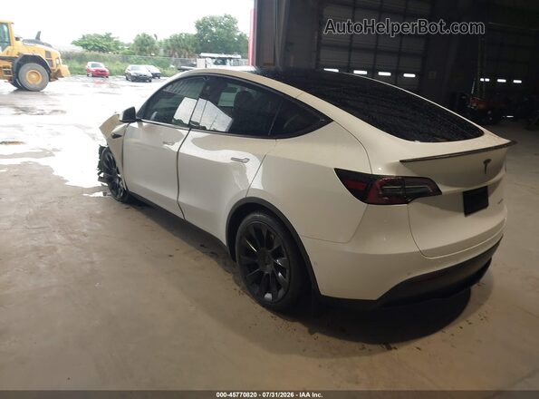 5YJYGDEE2MF201321 2021 TESLA MODEL Y Белый Задняя левая четверть