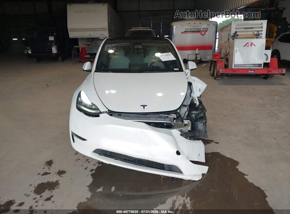 5YJYGDEE2MF201321 2021 TESLA MODEL Y Белый Вид щитка приборов