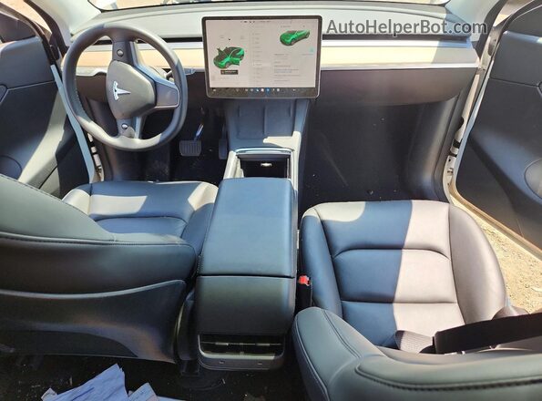 5YJYGDEE2MF253094 2021 TESLA MODEL White Vista del salpicadero