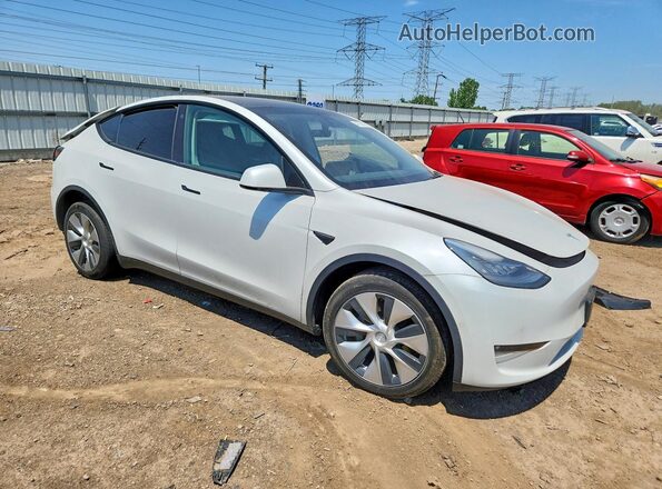5YJYGDEE2MF253094 2021 TESLA MODEL White Delantero derecho