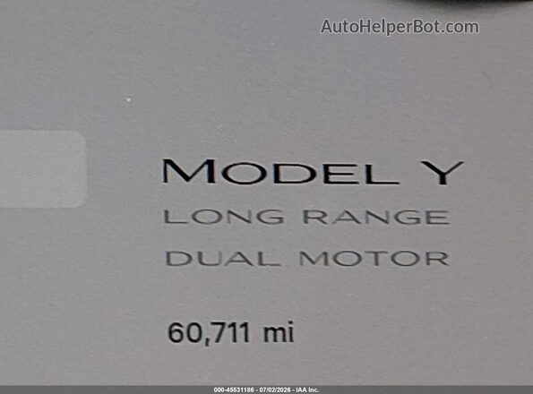 5YJYGDEE2MF294390 2021 TESLA MODEL Y White 