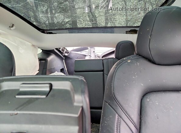 5YJYGDEE3LF006844 2020 TESLA MODEL Gray Widok tylnych siedzeń