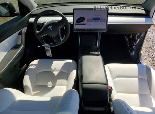 5YJYGDEE3LF034790 2020 TESLA MODEL Gray Вид панелі приладів