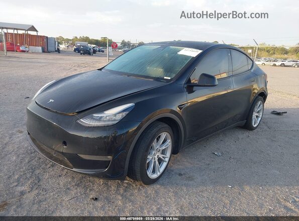 5YJYGDEE3LF041030 2020 TESLA MODEL Y Black წინა მარცხენა ხედი სამი მეოთხედიდან