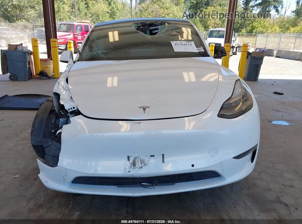 5YJYGDEE3LF058197 2020 TESLA MODEL Y White ხელსაწყოთა პანელის ხედი