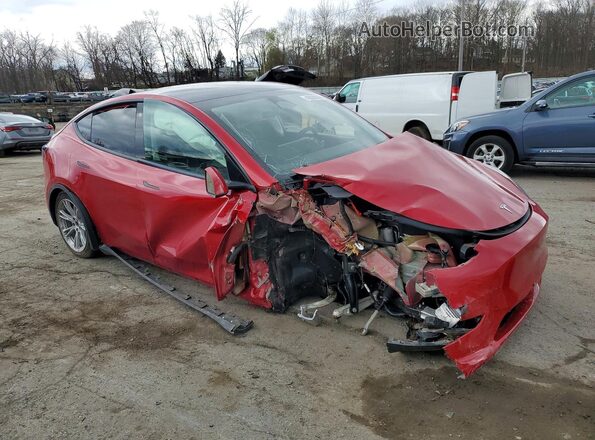 5YJYGDEE3MF139315 2021 TESLA MODEL Red Передня права чверть