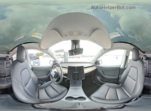 5YJYGDEE3MF202946 2021 TESLA MODEL Угольный Панорамный вид салона 360°