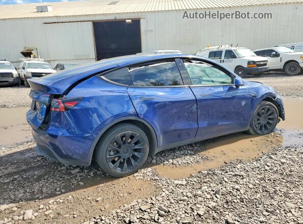 5YJYGDEE3MF266226 2021 TESLA MODEL Blue Tył prawy