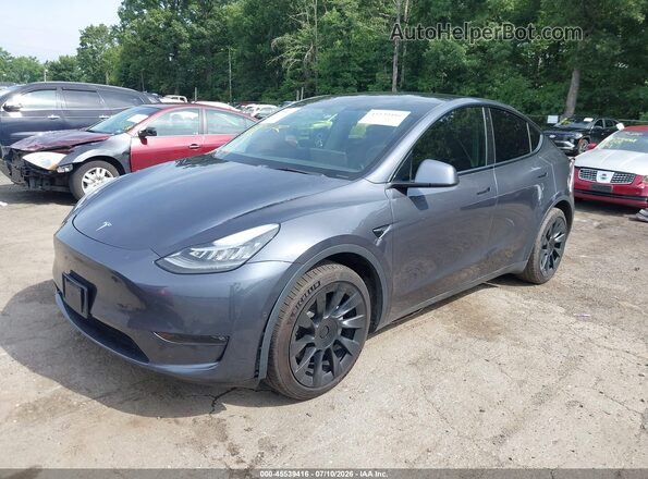 5YJYGDEE3MF297654 2021 TESLA MODEL Y Gray Front left
