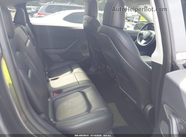 5YJYGDEE3MF297654 2021 TESLA MODEL Y Gray VIN sticker view