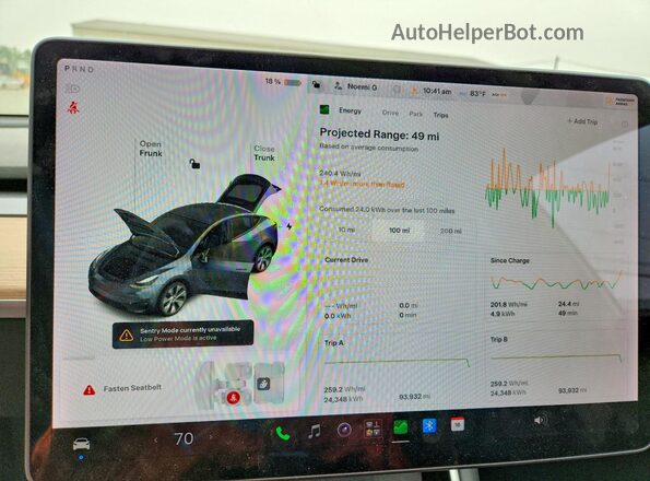 5YJYGDEE4LF006853 2020 TESLA MODEL Gray Սարքավորումների վահանակի տեսք