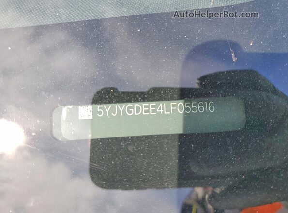 5YJYGDEE4LF055616 2020 TESLA MODEL White Engine compartment view