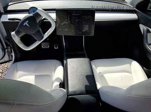 5YJYGDEE4LF055759 2020 TESLA MODEL White Vista del salpicadero
